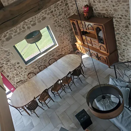 בית נופש La Grange Sainte-Colombe-sur-Gand